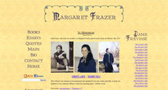 Desktop Screenshot of margaretfrazer.com
